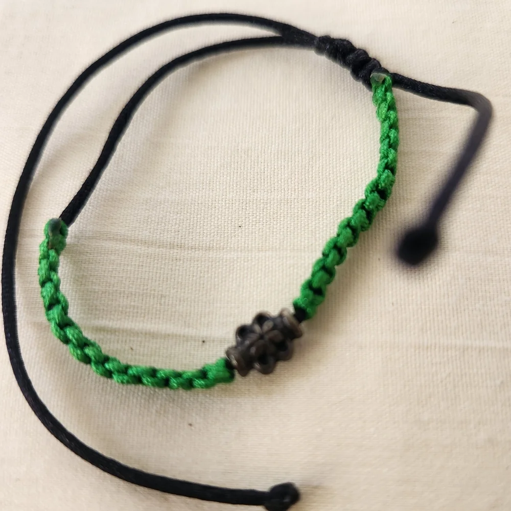 Adjuatable Bracelet Handmade Braided Bracelet 4 Pieces Unisex Multicolor. #02